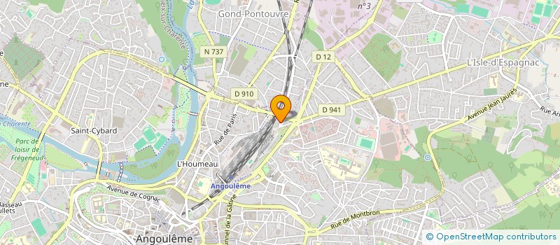 localisation de l'entreprise KBEAUTY à ANGOULEME