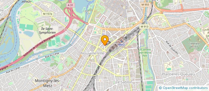 localisation de l'entreprise KBEAUTY  METZ