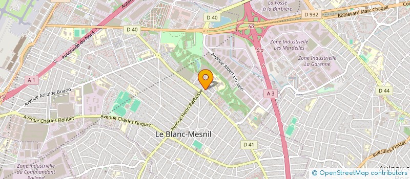 localisation de l'entreprise KBF à LE BLANC-MESNIL