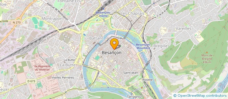 localisation de l'entreprise KBFC à BESANCON