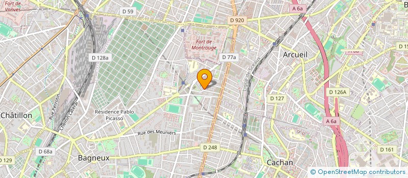 localisation de l'entreprise KBH  BAGNEUX