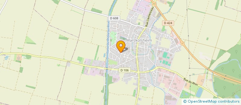 localisation de l'entreprise KBH COUVERTURE à MARCKOLSHEIM