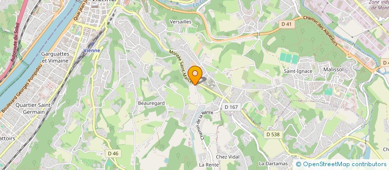 localisation de l'entreprise KBI à VIENNE