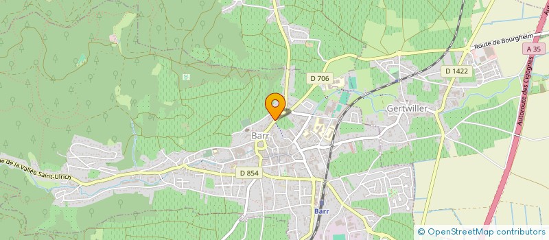 localisation de l'entreprise KBK RESTAURATION  BARR