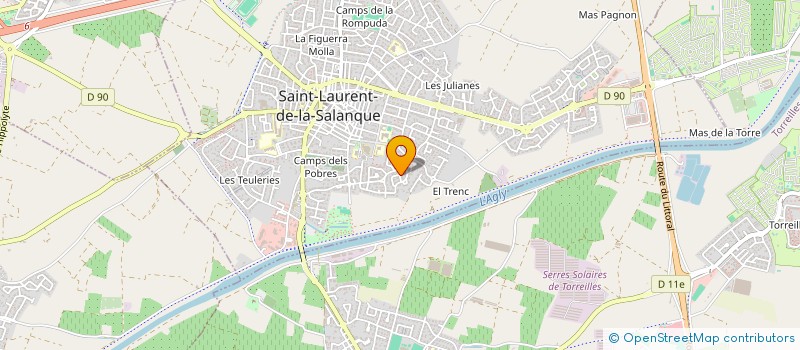 localisation de l'entreprise KBL  SAINT-LAURENT-DE-LA-SALANQUE