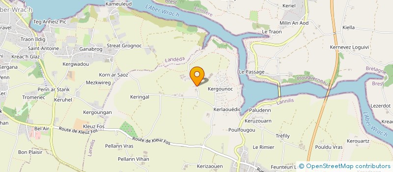 localisation de l'entreprise KBL CONSEIL à LANNILIS