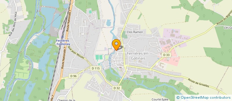 localisation de l'entreprise KBL-IMMO  FERRIERES-EN-GATINAIS