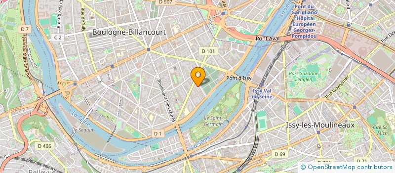 localisation de l'entreprise KBL INVEST à BOULOGNE-BILLANCOURT