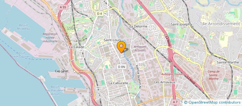 localisation de l'entreprise KBL LOGISTIQUE à MARSEILLE