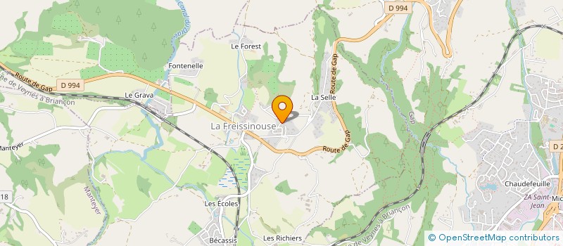 localisation de l'entreprise KBL ORIGIN  LA FREISSINOUSE