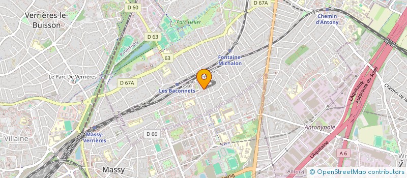 localisation de l'entreprise KBL TRANS à ANTONY