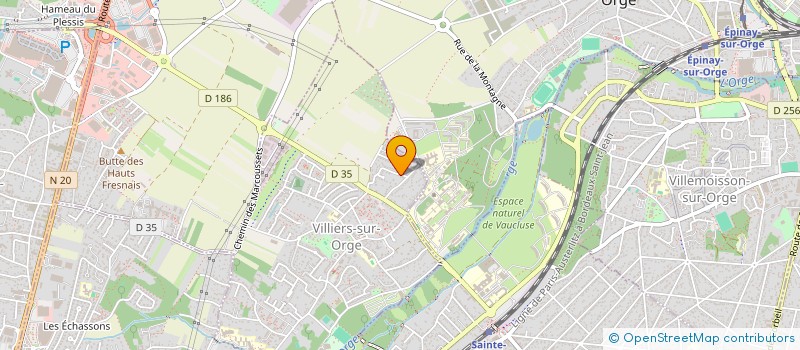 localisation de l'entreprise KBLSS.GESTION  VILLIERS-SUR-ORGE