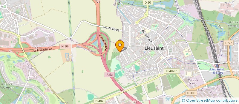 localisation de l'entreprise KBLUETCG  LIEUSAINT