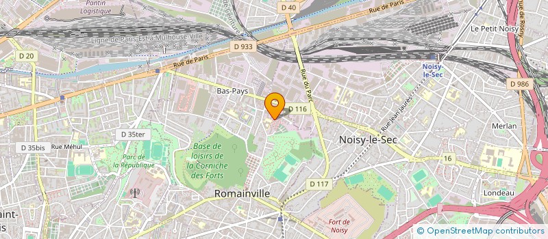localisation de l'entreprise KBMA CONSEIL à ROMAINVILLE