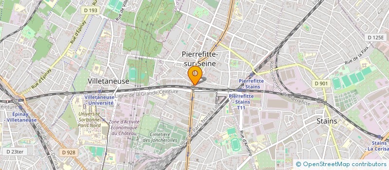 localisation de l'entreprise KBMO TRANSPORT à PIERREFITTE-SUR-SEINE