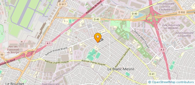 localisation de l'entreprise KBN TRANSPORTS  LE BLANC-MESNIL