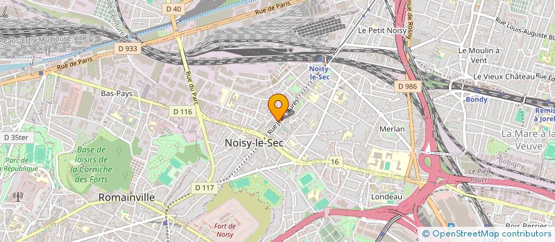 localisation de l'entreprise KBO à NOISY-LE-SEC
