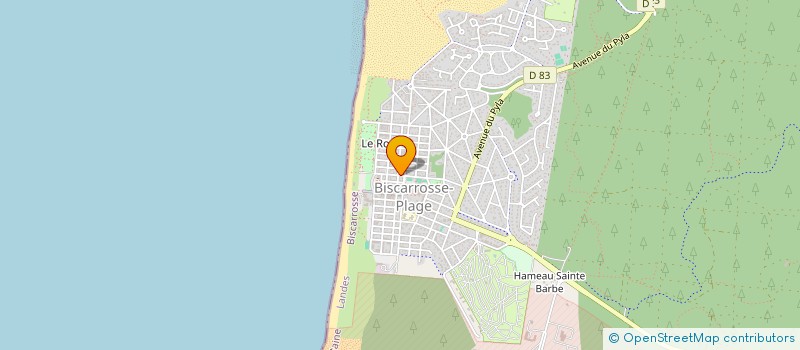 localisation de l'entreprise KBOU KDIN  BISCARROSSE