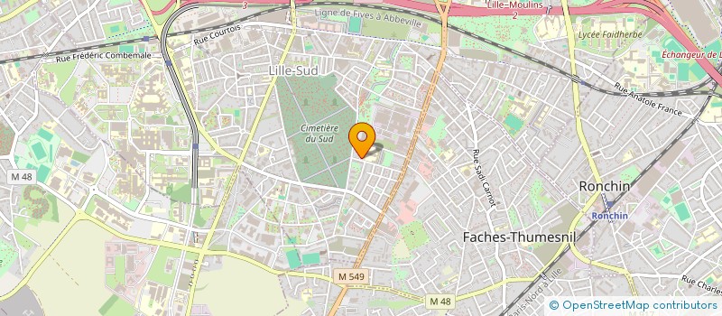 localisation de l'entreprise KBP LASER à LILLE