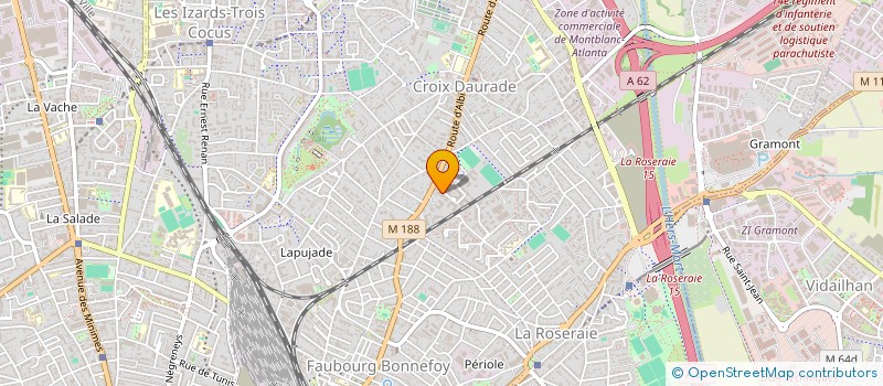 localisation de l'entreprise KBR CAPITAL à TOULOUSE