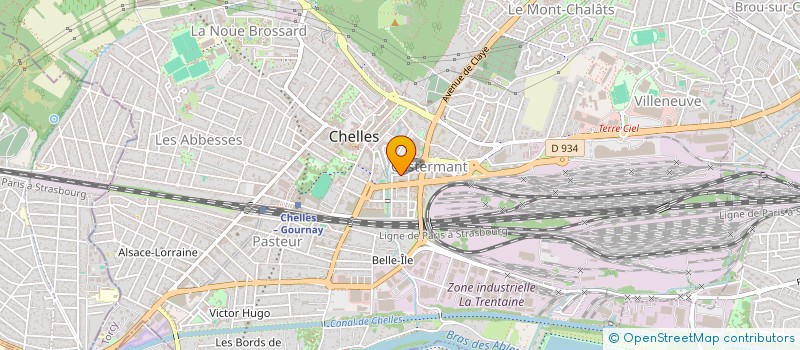 localisation de l'entreprise KBR CONSEIL à CHELLES