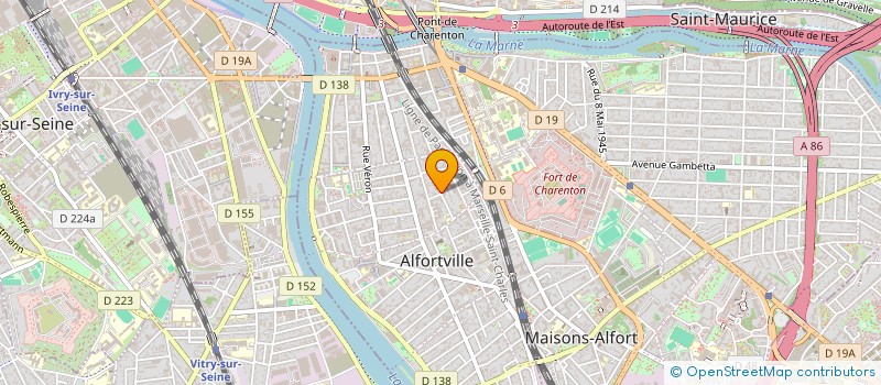 localisation de l'entreprise KBR CONSULTING à ALFORTVILLE