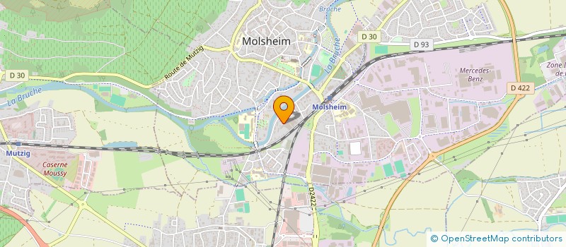 localisation de l'entreprise KBR HABITAT SARL  MOLSHEIM