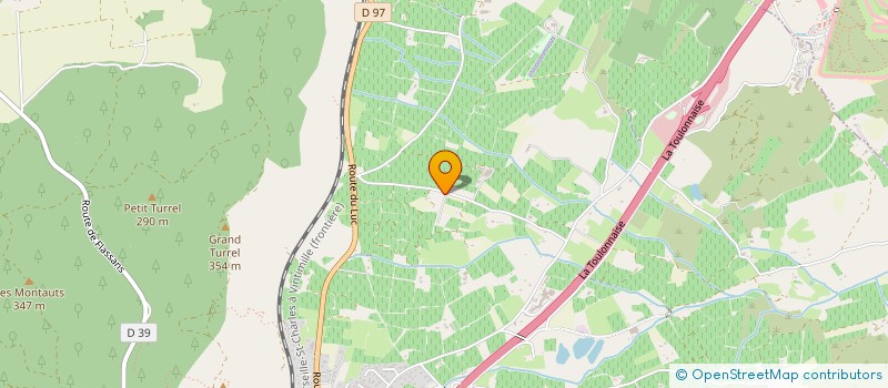 localisation de l'entreprise KBR IMMO  GONFARON