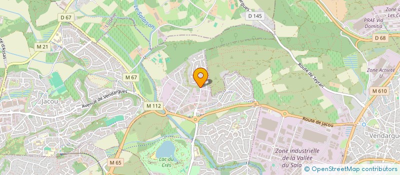 localisation de l'entreprise KBR IMMO  LE CRES
