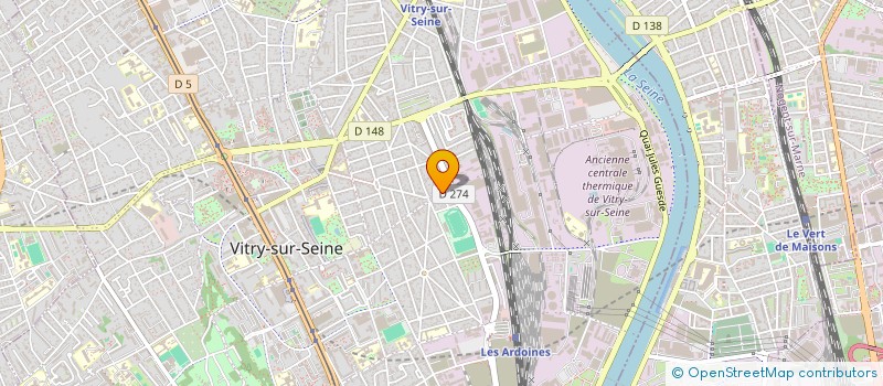 localisation de l'entreprise KBR LOCA  VITRY-SUR-SEINE