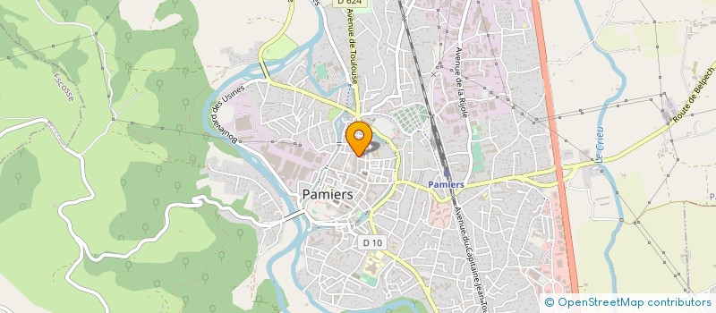 localisation de l'entreprise KBS BURGER à PAMIERS