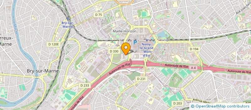 localisation de l'entreprise KBS EXPERTS à NOISY-LE-GRAND
