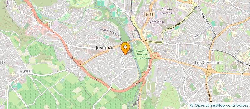 localisation de l'entreprise KBS GROUPE  JUVIGNAC