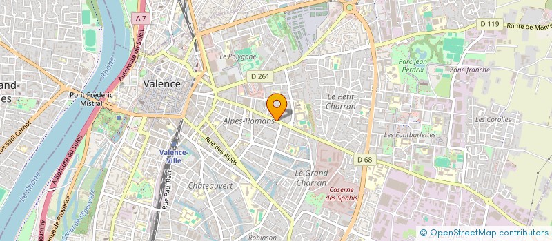 localisation de l'entreprise KBT à VALENCE