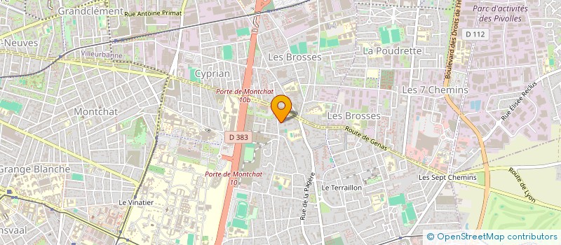 localisation de l'entreprise KBT à BRON