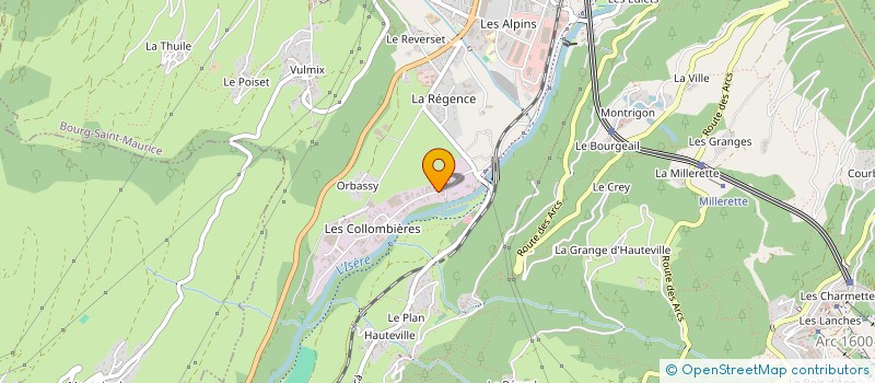 localisation de l'entreprise KBT CONCEPT à BOURG-SAINT-MAURICE