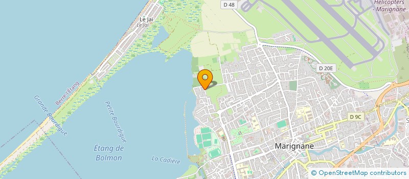 localisation de l'entreprise KBTEC à MARIGNANE
