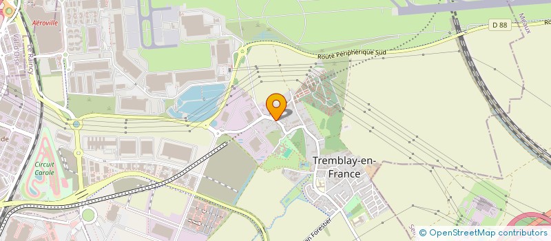 localisation de l'entreprise KBTP à TREMBLAY-EN-FRANCE