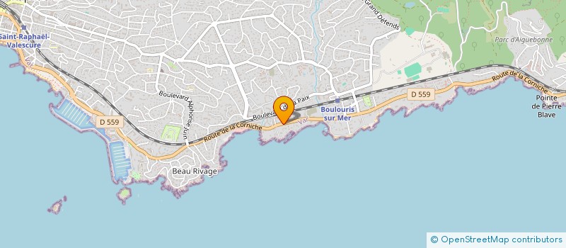 localisation de l'entreprise KBTRI à SAINT-RAPHAEL