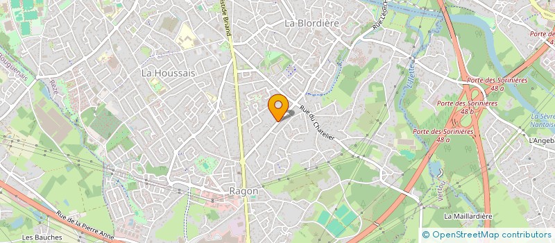 localisation de l'entreprise KC 3 CEA  REZE