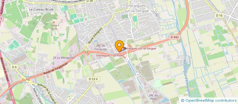 localisation de l'entreprise KC  ENTRAIGUES-SUR-LA-SORGUE