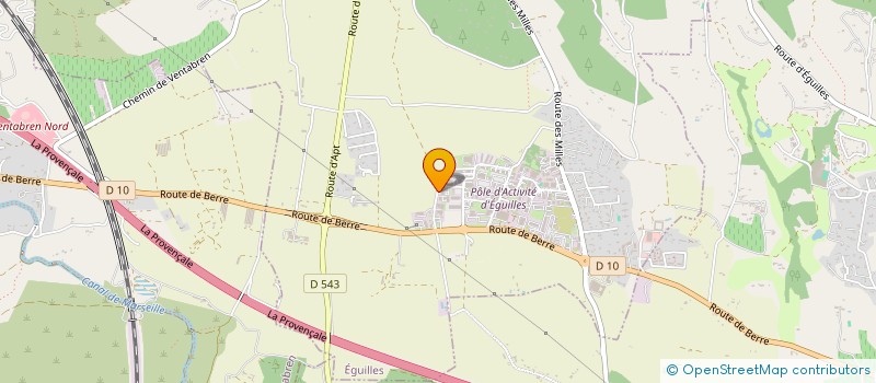 localisation de l'entreprise KC AIXTENSION  VENTABREN