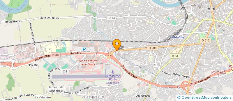 localisation de l'entreprise KC ALBI à ALBI