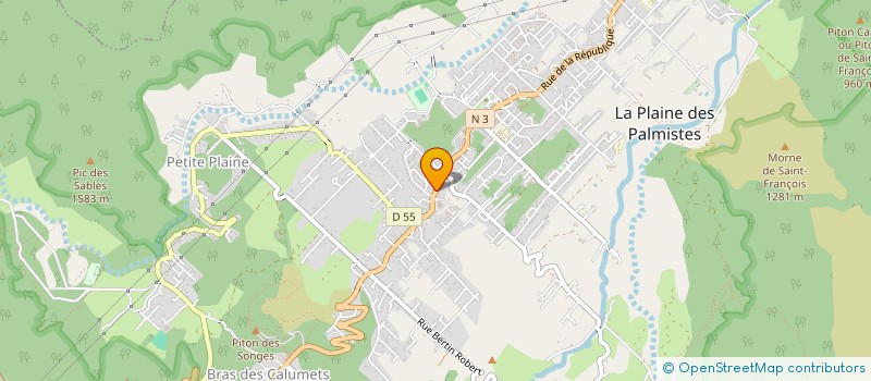 localisation de l'entreprise KC AND QM  LA PLAINE-DES-PALMISTES