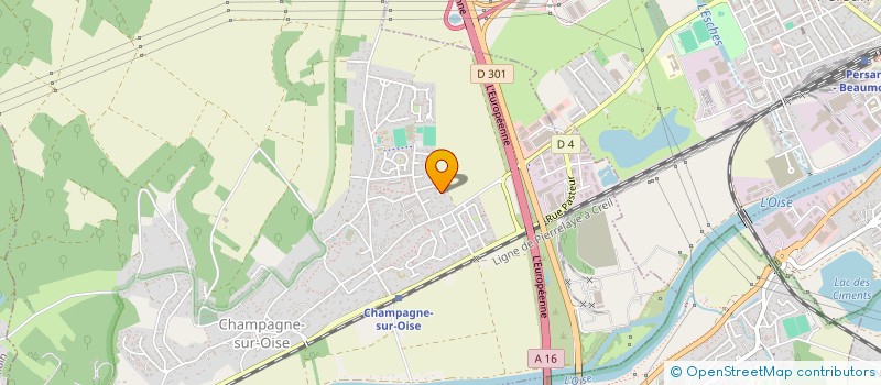 localisation de l'entreprise KC BLOOM EVENTS  CHAMPAGNE-SUR-OISE