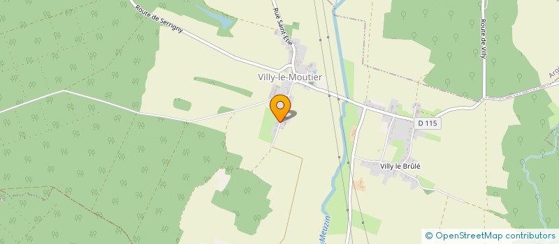 localisation de l'entreprise KC ENERGIE PRODUCTION  VILLY-LE-MOUTIER