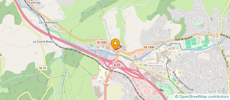 localisation de l'entreprise KC FOUILLOUSE  LA FOUILLOUSE