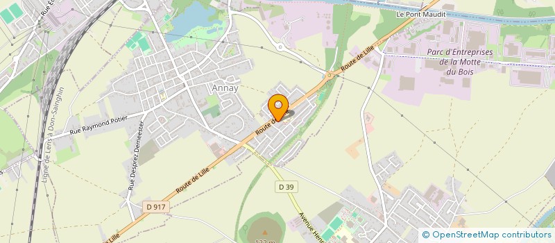 localisation de l'entreprise KC INVEST à ANNAY