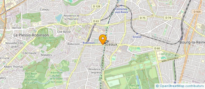 localisation de l'entreprise KC INVEST à SCEAUX