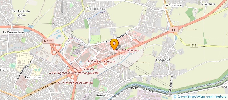 localisation de l'entreprise KC LA ROCHELLE à PUILBOREAU